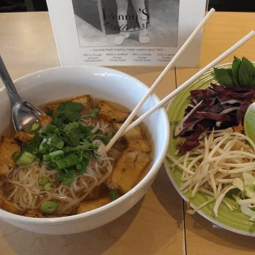 Vegetable Noodle Soup Lunch Special.