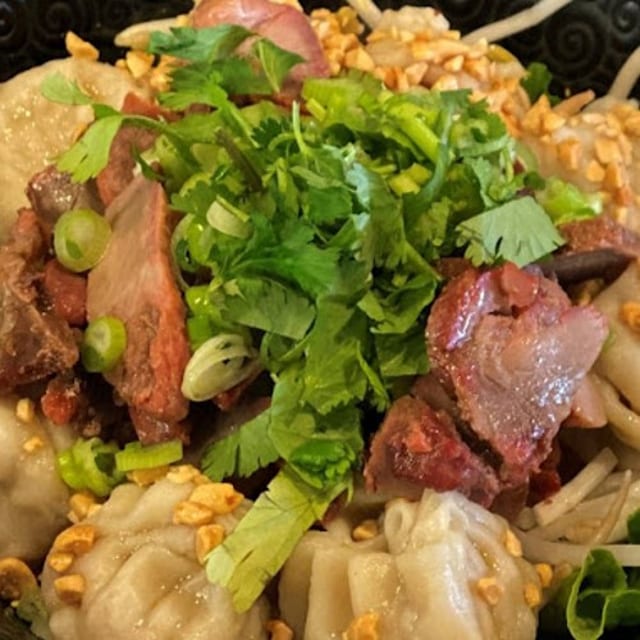 Thai Ravioli Bowl.