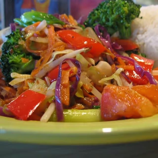 Stir Fried Vegetables Catering.